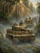 GERMAN TIGER TANK SOMEWHERE IN