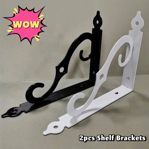 2pcs iron shelf - iron, brackets