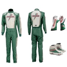 Tony Kart Digital Printed Go Kart Race Suit Level 2 Approved with Shoes & Gloves