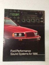 1986 Brochure flyer Ford