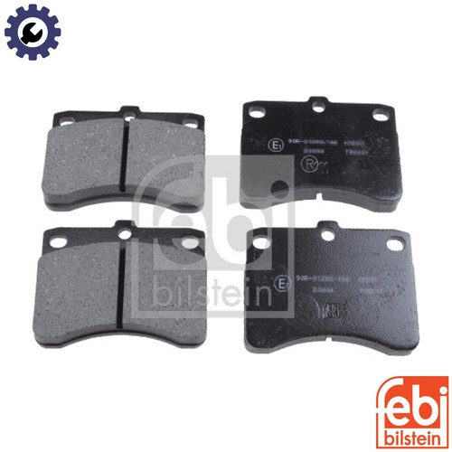 Brake pad set disc - set,