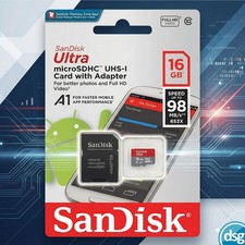 SANDISK  ULTRA 16GB CLASS 10
