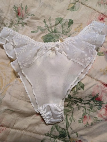 Vintage delicates shiny white - vintage,