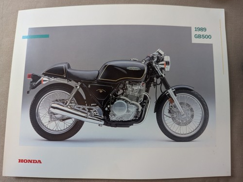 Nos 1989 honda gb500 - nos,