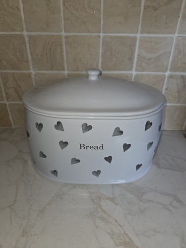 Large ceramic bread bin - large, crock