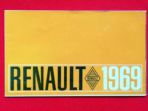 1969 renault range sales - 1969,