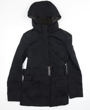 Zara Basic Women's Black Parka