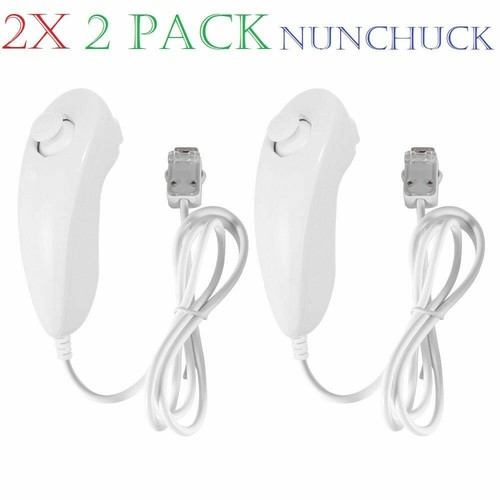New white nunchuck nunchuk - 2x,