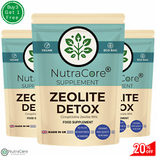 Zeolite Detox 550mg Capsule(Clinoptilolite 99%)100%Natural&Vegan-Zeolite Capsule