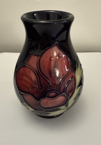 Moorcroft 10cm anemone vase - vase, on