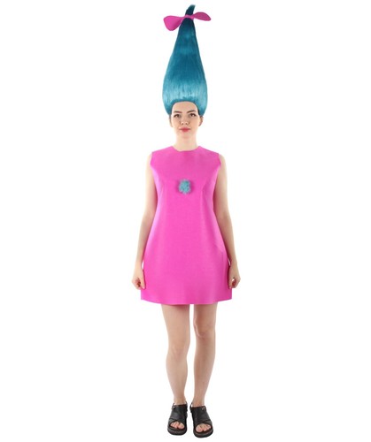 Troll costume pink with - troll,