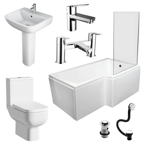 Erika shower bath suite - erika, with