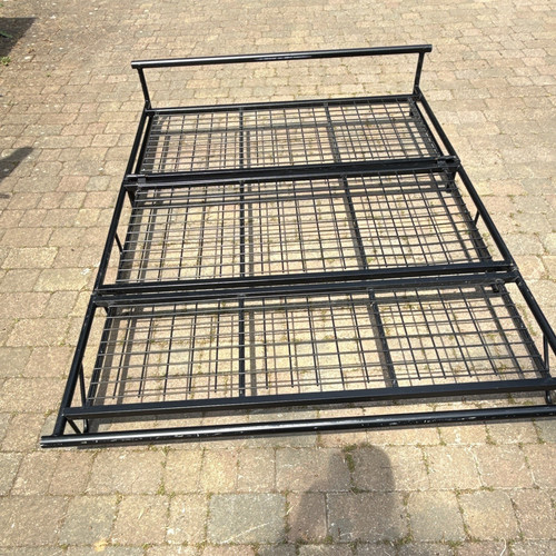 Ikea black metal futon frame - metal,