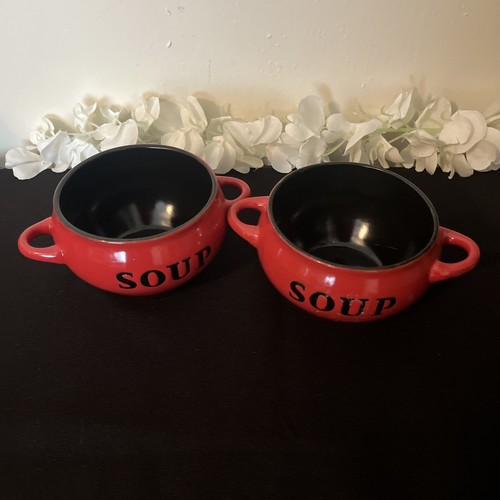 Set two red china - set,