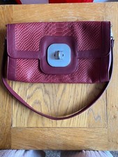 LONGCHAMP GATSBY EXOTIC LEATHER BURGUNDY SMALL SIZE