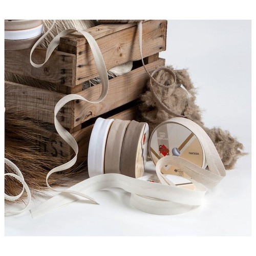 30mm linen bias binding tape - 30mm,