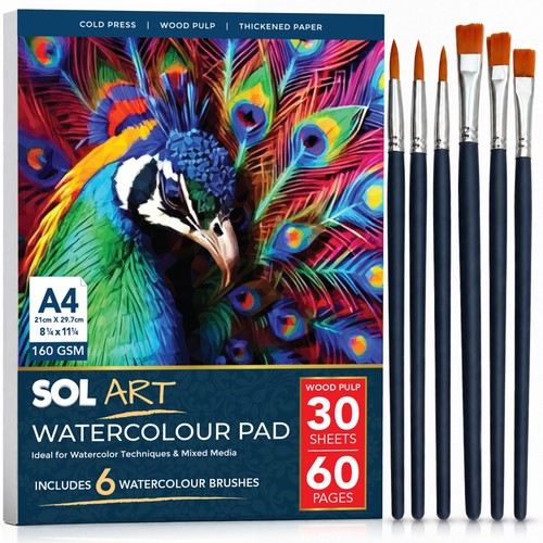 Watercolour paper pad - a4, 30