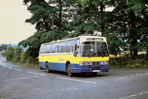 35mm slide white leyland tiger - 35mm,