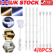 4/8x LED Strip Lights Under