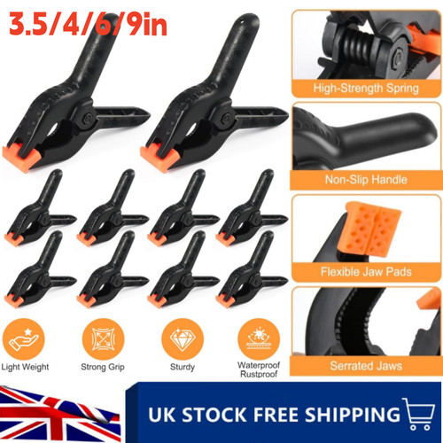 Spring clamps set - 3.5/4/6/9",