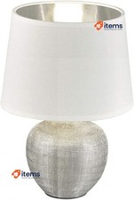 Reality, Table lamp, Luxor 1xE14, max.40.0 W Textile, Silver