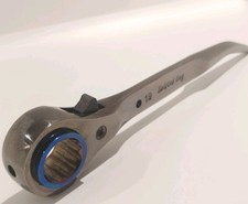 Twisted Bay 19x21mm Steel Scaffold Ratchet Spanner Podger  SEE DESCRIPTION 