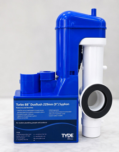 Tyde turbo duoflush 229mm - turbo,