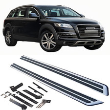 Side Steps Running Boards Bar Aluminium & ABS Design New For AUDI Q7 4M 2016-23