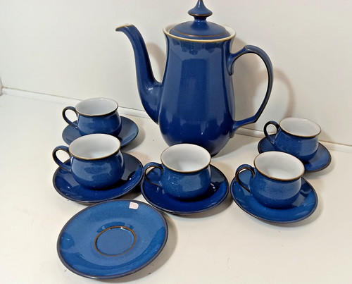 Denby imperial blue coffee pot - imperial,