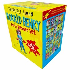 Horrid Henry Early Reader 25 Books Collection Box Set Francesca Simon, Christmas