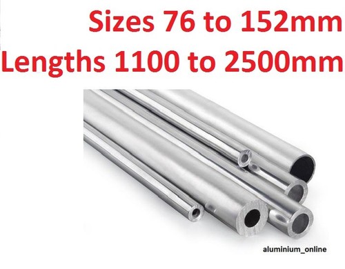 Aluminium round tube 76mm - round,
