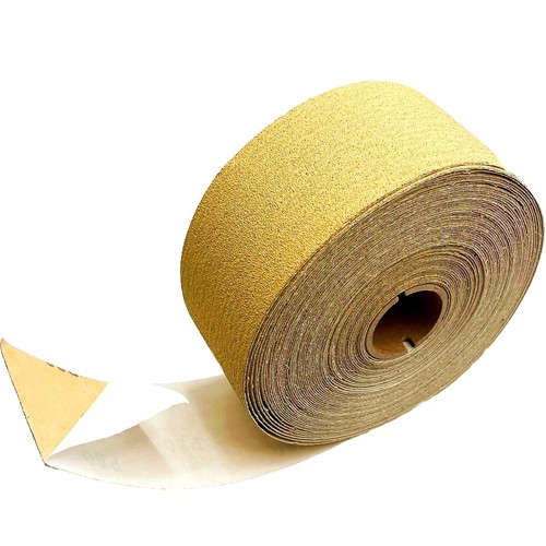 Sticky back sandpaper roll - sticky,