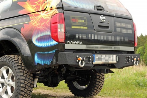 Custom rear steel bumper - steel, fits