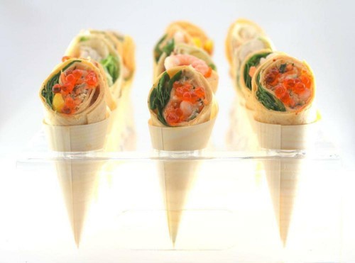 Acrylic ice cream cone holder - ice,