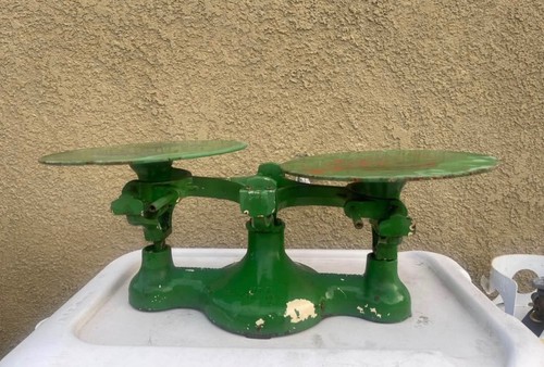 Antique cast iron balance - iron,