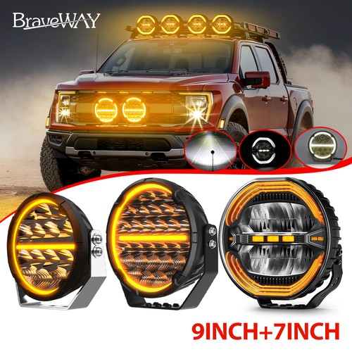 Black led spotlights - 7/9",