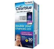 CLEARBLUE OVER 99% ACCURATE OVULATION TEST ADVANCED DIGITAL (30 TESTS)