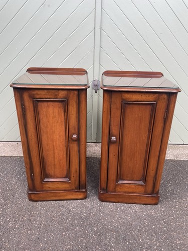 Pair victorian mahogany - pair,