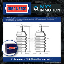 Steering Rack Boot fits MG MGB GT 1.8 62 to 80 Gaiter Bellow B&B 17H6569 Quality