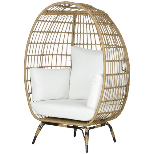 Outsunny rattan egg chair - pe,