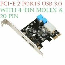 PCI-E 2 Ports USB 3.0 with 4