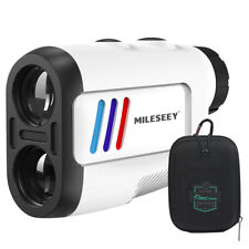 MILESEEY Golf Rangefinder, 660 Yards Laser Distance Finder with Flag-Lock