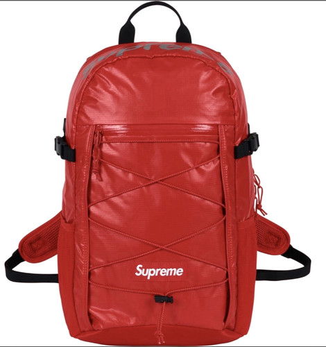 Supreme fw17 red backpack - supreme,