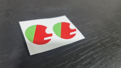 Vinyl stickers for trunk