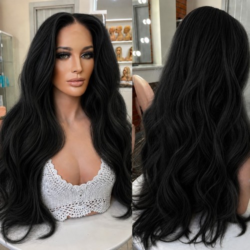 Soft lace front wig - front,