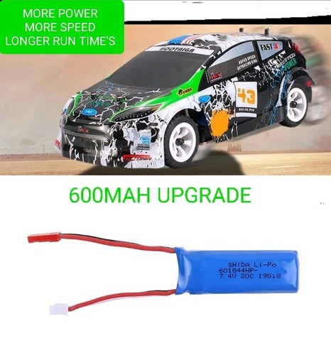600mah 20c lipo battery - 7.4v,