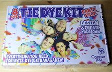 Tie Dye Kit Party Pack 8 Dye Colours New.