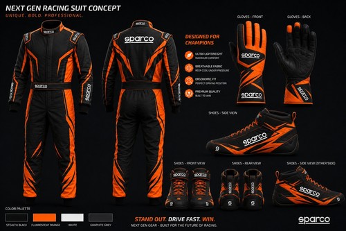 Sparco kart racing suit - kart,