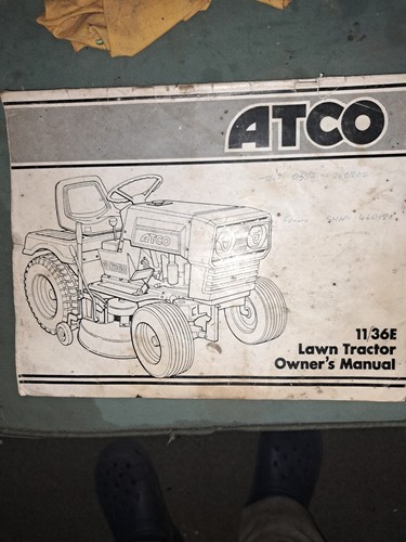 Atco 36e lawn tractor - atco,