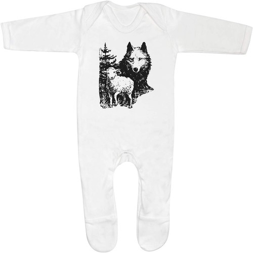 Wolf sheep baby romper - &,
